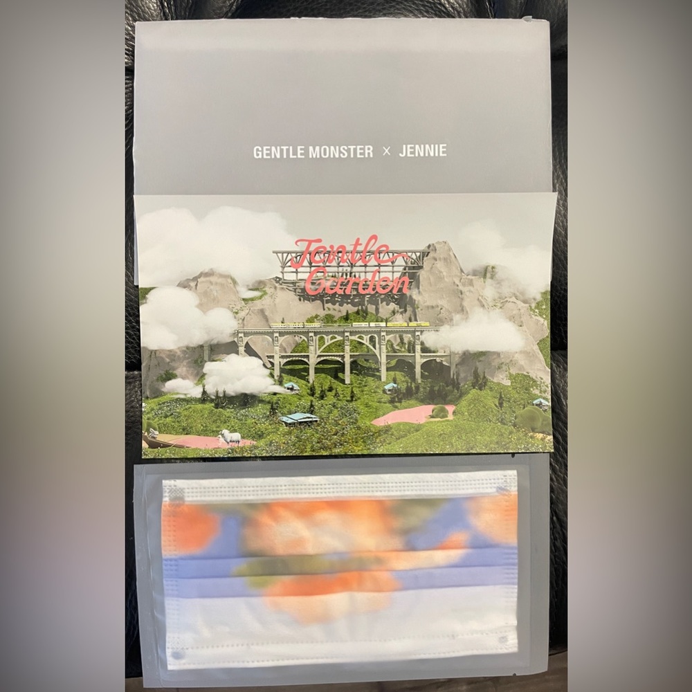 NEW Gentle Monster x Jennie (Jentle Garden) Mask and info Card